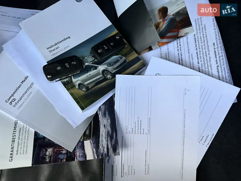 Минивэн Volkswagen Sharan 2017 в Луцке документ