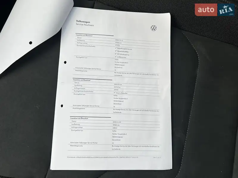 Позашляховик / Кросовер Volkswagen Tiguan Allspace 2022 в Луцьку документ