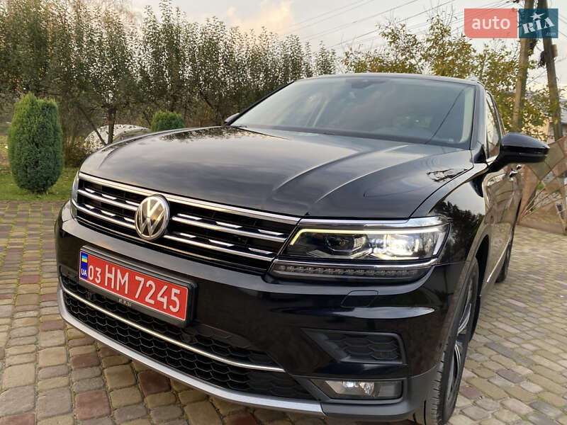 Внедорожник / Кроссовер Volkswagen Tiguan 2018 в Черновцах
