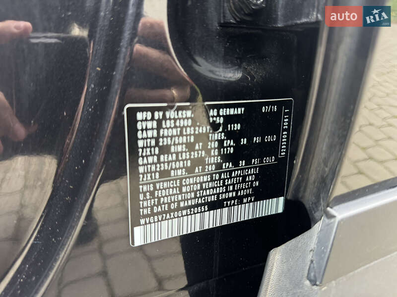 Позашляховик / Кросовер Volkswagen Tiguan 2015 в Дубні