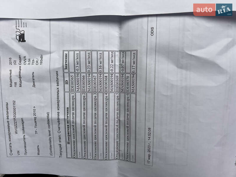 Внедорожник / Кроссовер Volkswagen Touareg 2015 в Хмельницком фото 102 Внедорожник / Кроссовер Volkswagen Touareg 2015 в Хмельницком