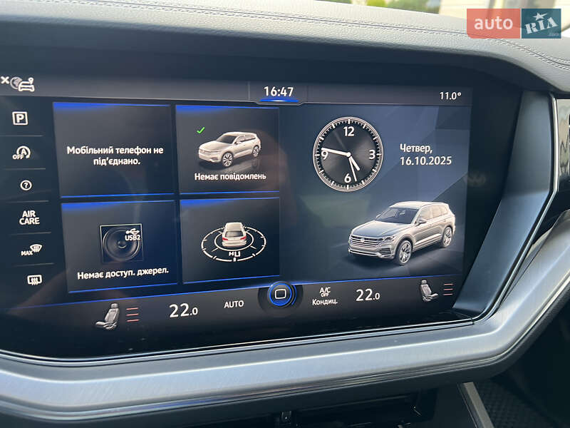 Внедорожник / Кроссовер Volkswagen Touareg 2019 в Дунаевцах фото 63 Внедорожник / Кроссовер Volkswagen Touareg 2019 в Дунаевцах