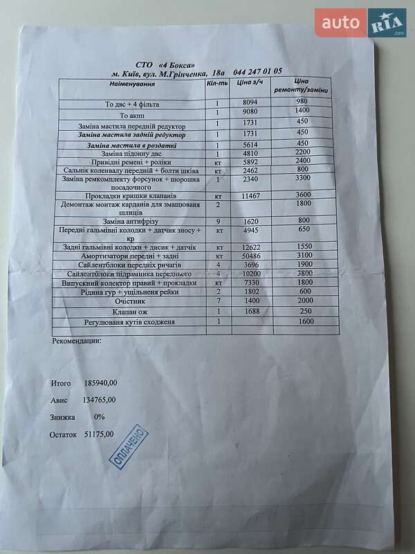 Внедорожник / Кроссовер Volkswagen Touareg 2014 в Киеве