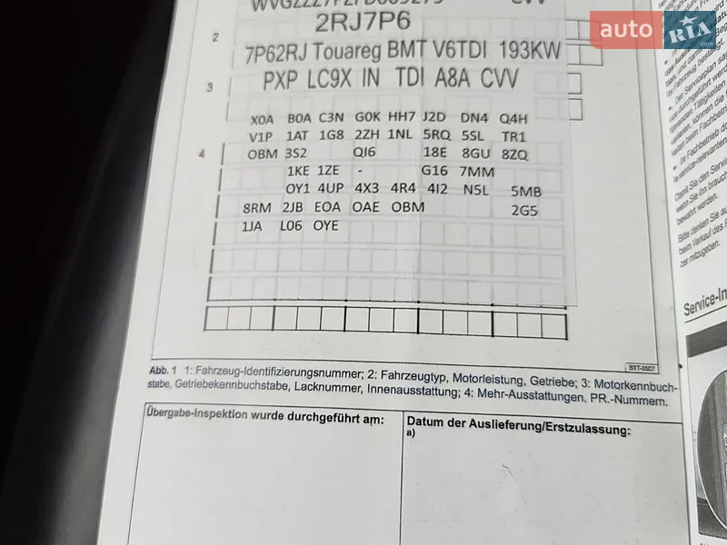 Volkswagen Touareg 2015 VIN WVGZZZ7PZFD009279 фото оголошення 37 з 77