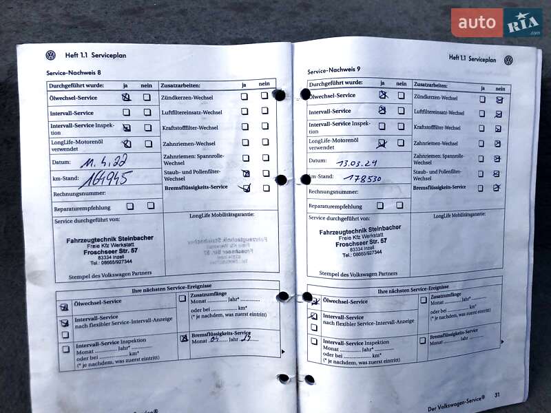 Минивэн Volkswagen Touran 2007 в Кельменцах