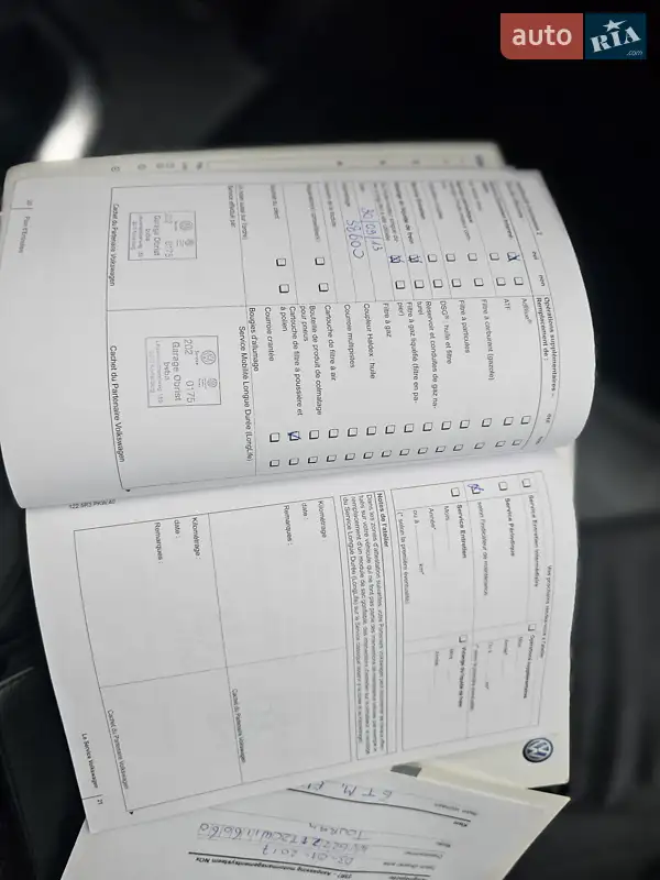 Минивэн Volkswagen Touran 2012 в Стрые документ