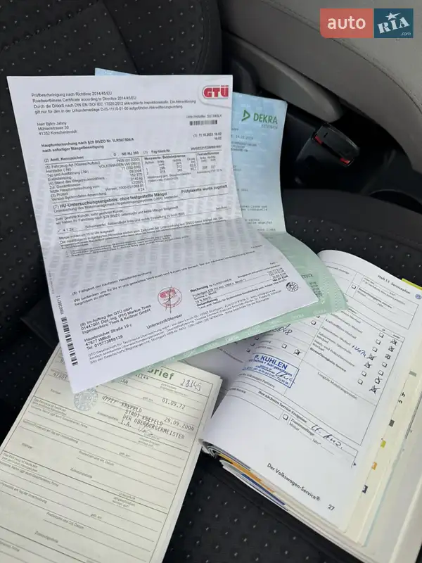 Мінівен Volkswagen Touran 2005 в Лубнах документ 2 фото Мінівен Volkswagen Touran 2005 в Лубнах документ