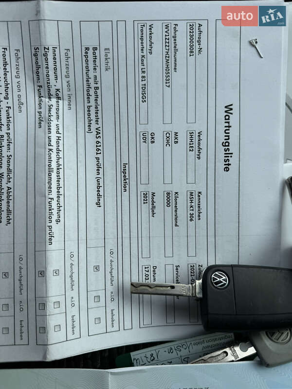 Грузовой фургон Volkswagen Transporter 2021 в Киеве фото 89 Грузовой фургон Volkswagen Transporter 2021 в Киеве