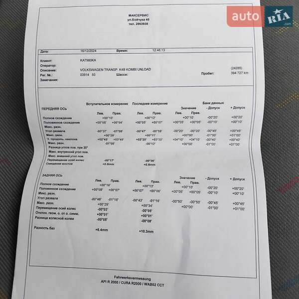 Мінівен Volkswagen Transporter 2004 в Кременчуці фото 8 Мінівен Volkswagen Transporter 2004 в Кременчуці
