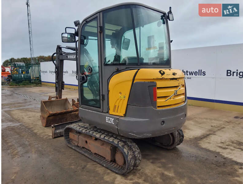 Миниэкскаватор Volvo EC 27C 2015 в Бродах фото 7 Миниэкскаватор Volvo EC 27C 2015 в Бродах