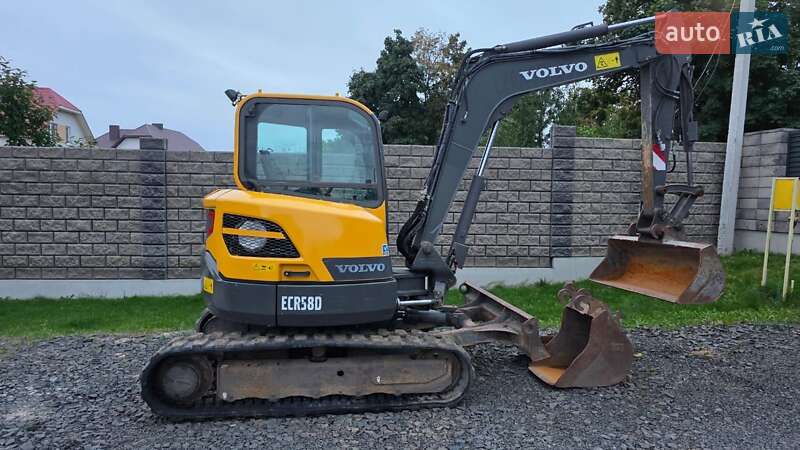 Міні-екскаватор Volvo ECR 58D 2016 в Луцьку