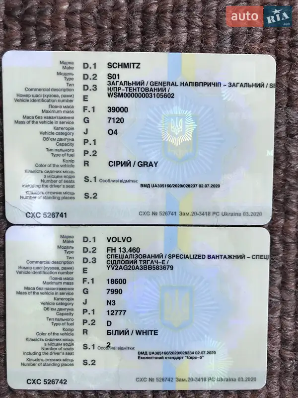 Тягач Volvo FH 13 2011 в Черновцах документ