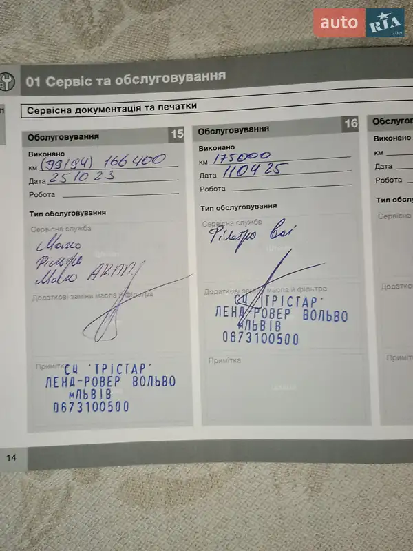 Седан Volvo S80 2012 в Львове документ
