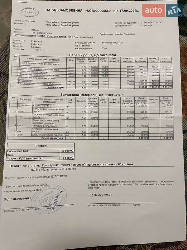 Универсал Volvo V50 2004 в Киеве