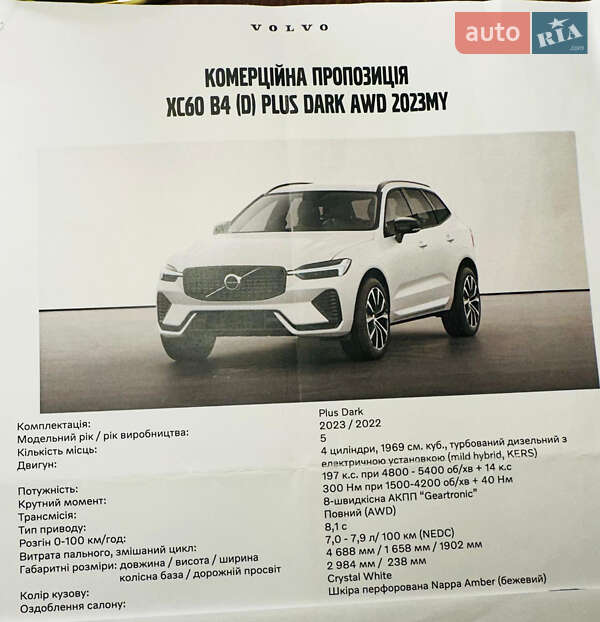 Внедорожник / Кроссовер Volvo XC60 2022 в Киеве фото 3 Внедорожник / Кроссовер Volvo XC60 2022 в Киеве