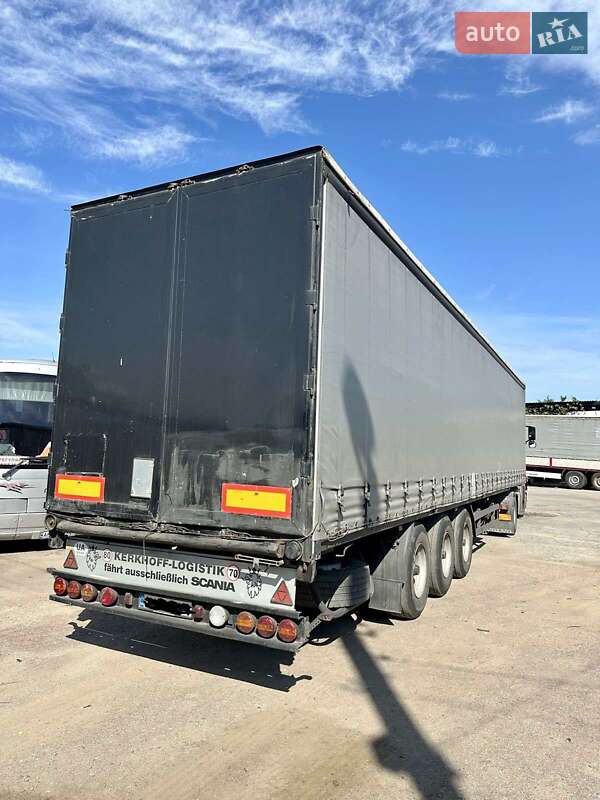 Тентований борт (штора) - напівпричіп Wackenhut WSC 1998 в Звягелі