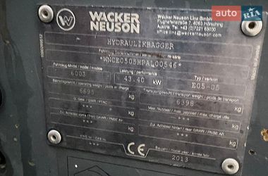 Міні-екскаватор Wacker Neuson 2014 в Недобоївцях