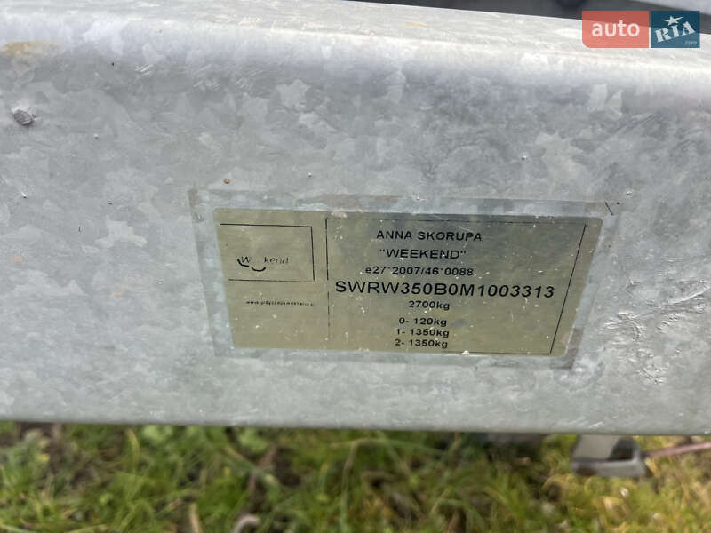 Лафет Weekend W350B 2021 в Нововолынске фото 5 Лафет Weekend W350B 2021 в Нововолынске