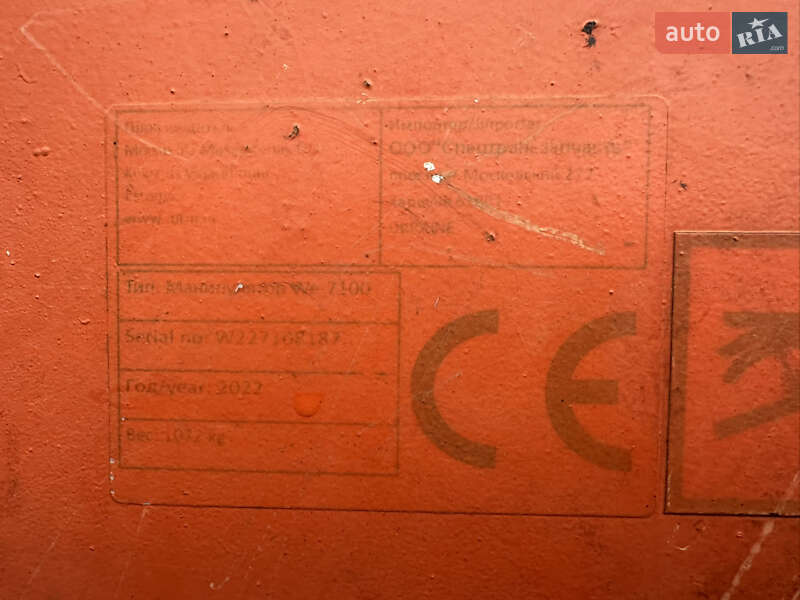 Лісовоз / Сортиментовоз - прицеп Weimer We-12 2022 в Сарнах