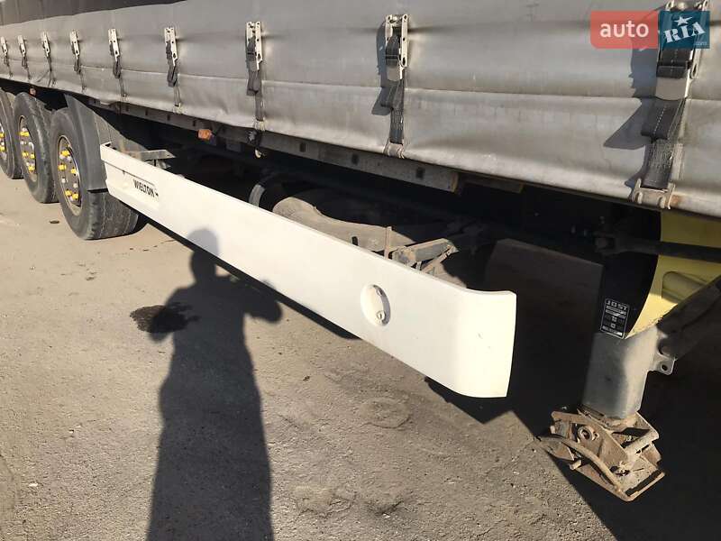 Тентований борт (штора) - напівпричіп Wielton NS-3 2015 в Дніпрі