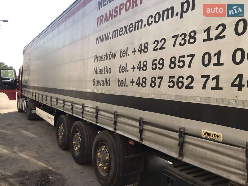 Тентований борт (штора) - напівпричіп Wielton NS-3 2015 в Дніпрі