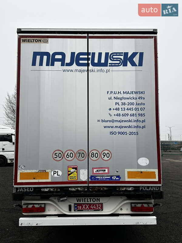 Тентований борт (штора) - напівпричіп Wielton NS-3 2017 в Умані фото 5 Тентований борт (штора) - напівпричіп Wielton NS-3 2017 в Умані