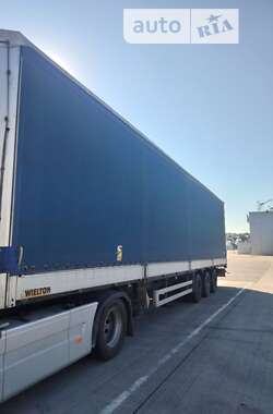 Тентованный борт (штора) - полуприцеп Wielton NS34 2007 в 