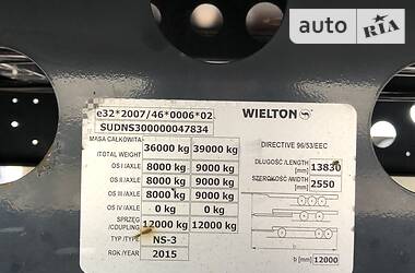 Тентованный борт (штора) - полуприцеп Wielton NS 2015 в Виннице