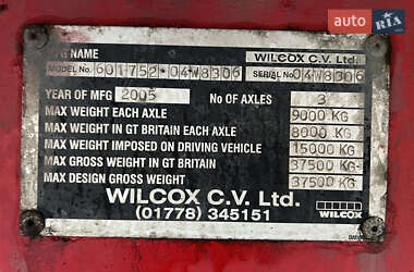 Зерновоз - полуприцеп Wilcox Tipper LTD 2005 в 