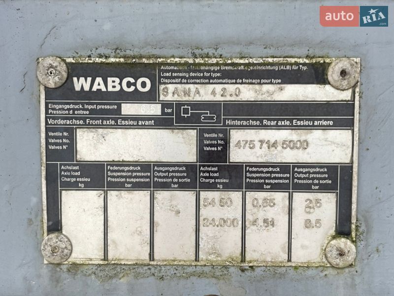 Цистерна полуприцеп Willig Sana 1992 в Кривом Роге фото 9 Цистерна полуприцеп Willig Sana 1992 в Кривом Роге