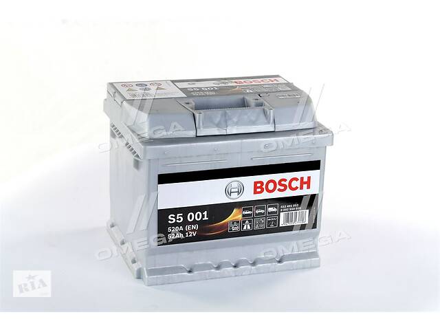  Аккумулятор   52Ah-12v BOSCH (S5001) (207x175x175),R,EN520- объявление о продаже  в Харькове