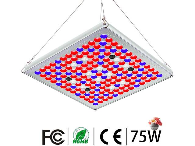Led Grow 75W фито светильник, лампа для растений