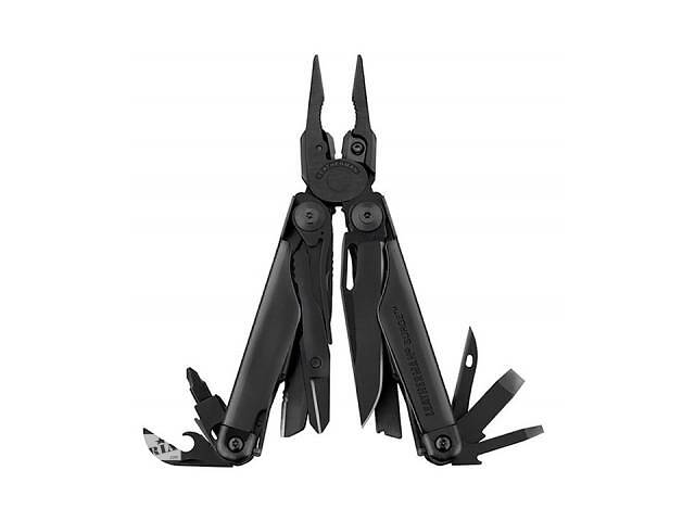Мультитул LEATHERMAN Surge BLACK, чехол MOLLE, картонная коробка (831333)