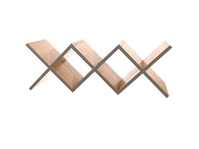 Навесная настенная полка в стиле LOFT (Wall Shelf - 90)