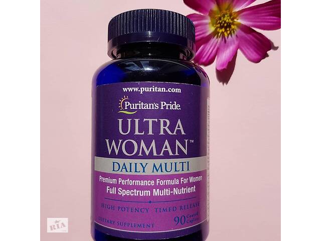 Витамины Puritan's Pride Ultra Woman Daily Multi Timed Release 90 таблеток- объявление о продаже в Днепре (Днепропетровск) Витамины Puritan's Pride Ultra Woman Daily Multi Timed Release 90 таблеток- объявление о продаже в Днепре (Днепропетровск)