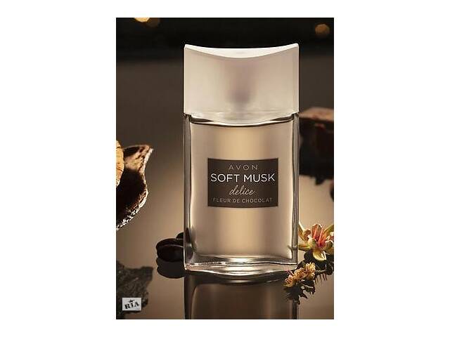 Женская туалетная вода Avon Soft Musk Delice Fleur de Chocolate 50мл духи шоколадный восточный гурманский цветочный аром