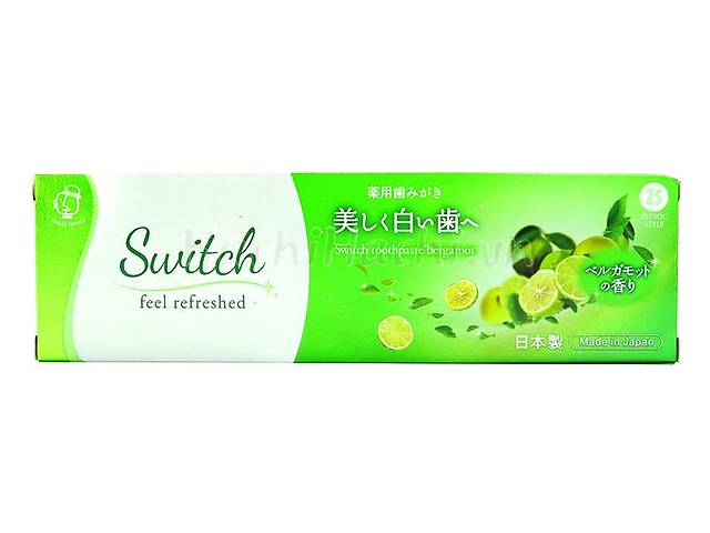 купить бу Зубная паста с экстрактом бергамота Zettoc Switch Toothpaste Bergamot, 100 мл в Киеве купить бу Зубная паста с экстрактом бергамота Zettoc Switch Toothpaste Bergamot, 100 мл в Киеве