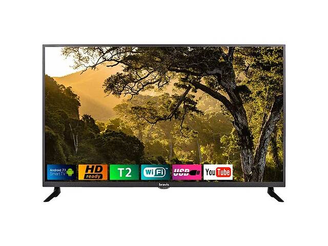 Новый Телевизор BRAVIS LED-32D5000 Smart + T2