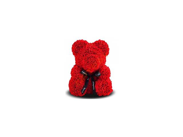 Мишка из роз 25 см.