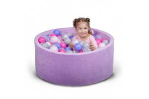 Бассейн для дома сухой, детский, фиолетовый - Ассорти 100 см