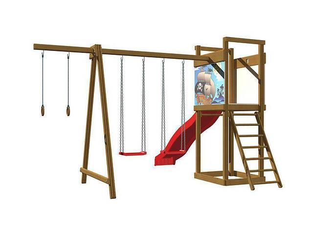 Детская игровая площадка для улицы / двора / дачи / пляжа SportBaby-4 SportBaby