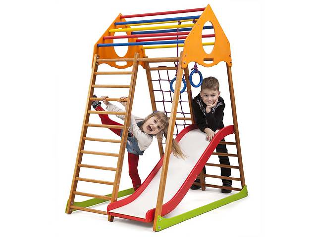 Детский спортивный комплекс для дома KindWood Plus 1 SportBaby