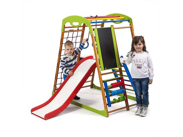 SportBaby Детский спортивный комплекс для дома BabyWood Plus 3