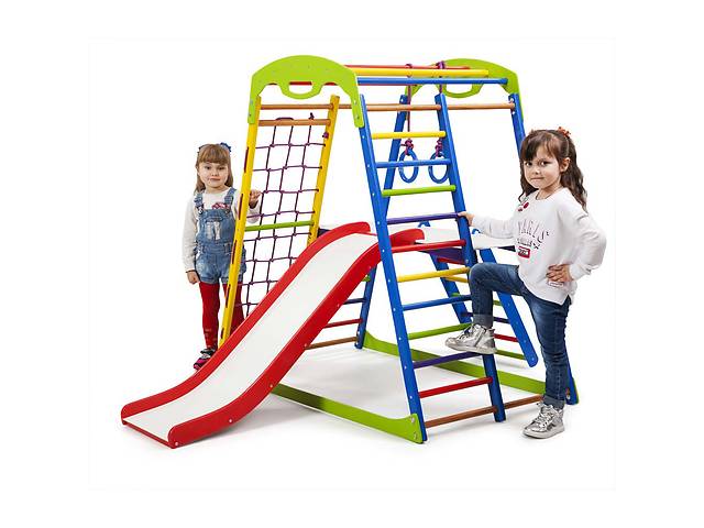 Дитячий спортивний комплекс для дому SportBaby SportWood Plus 2
