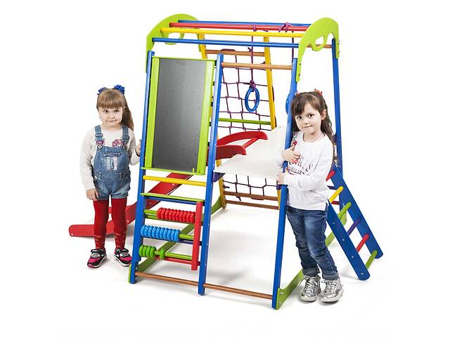 Детский спортивный комплекс для дома SportBaby SportWood Plus 3