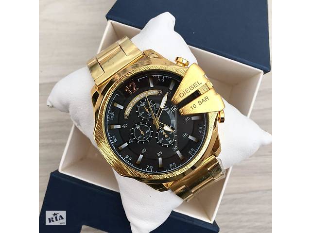 Часы Diesel 10 Bar Gold-Black