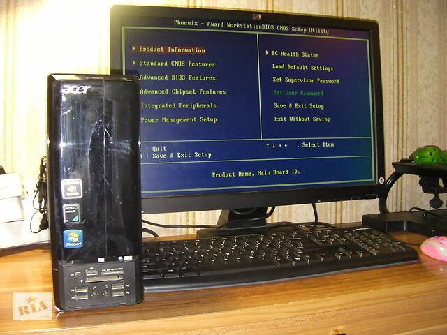 Acer Aspire AX1301 AMD Athlon II x2 215 2х2.70ГГц 4ГБ/320ГБ NVIDIA GeForce 9200 Видео Win7х64 HDMI 220-Вт Б/П из США #2