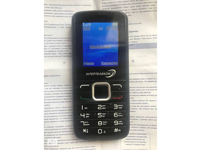 CDMA телефон Alcatel OT-219C Интертелеком