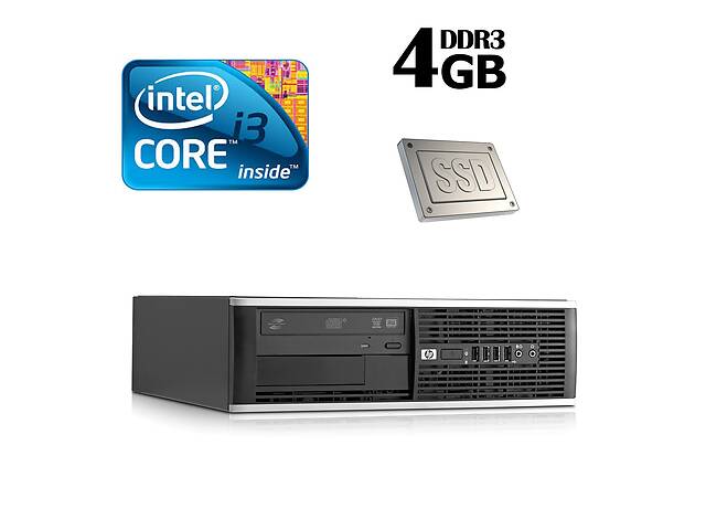 HP 6300 Ellite SFF / Intel Core i3-2100 (2(4) ядра по 3.1GHz) / 4GB DDR3 / 60GB SSD