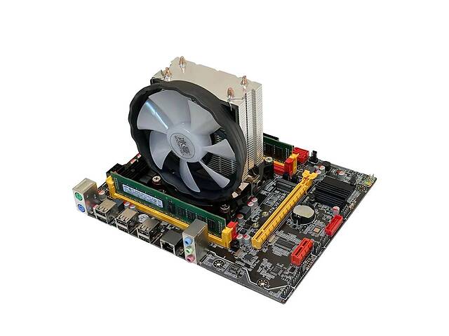 Комплект: материнская плата X79-2.72 / Intel Xeon E5-2643 (4 (8) ядра по 3.3 - 3.5 GHz / 8 GB DDR3 / Кулер SNOWMAN X2...